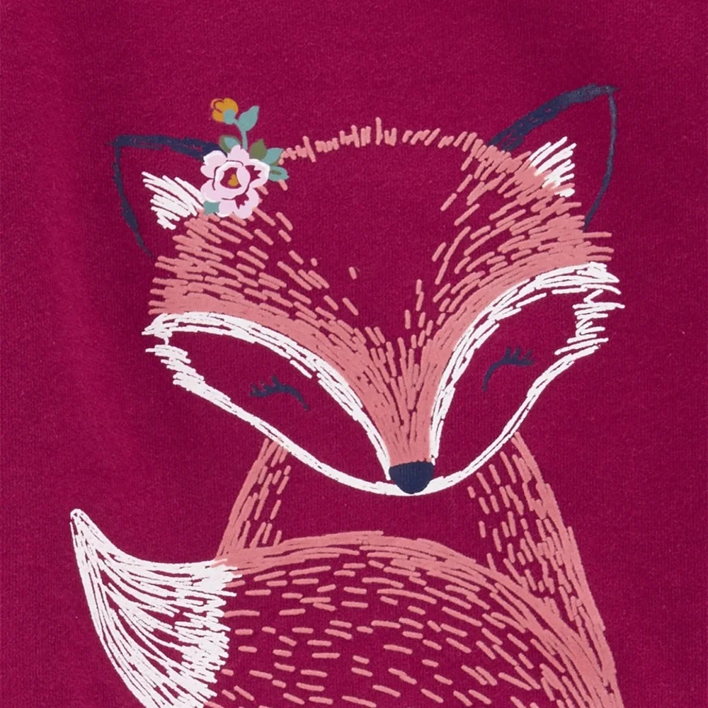 Baby 2-Piece Long-Sleeve Tee & Fox Legging Set 6‎ Months